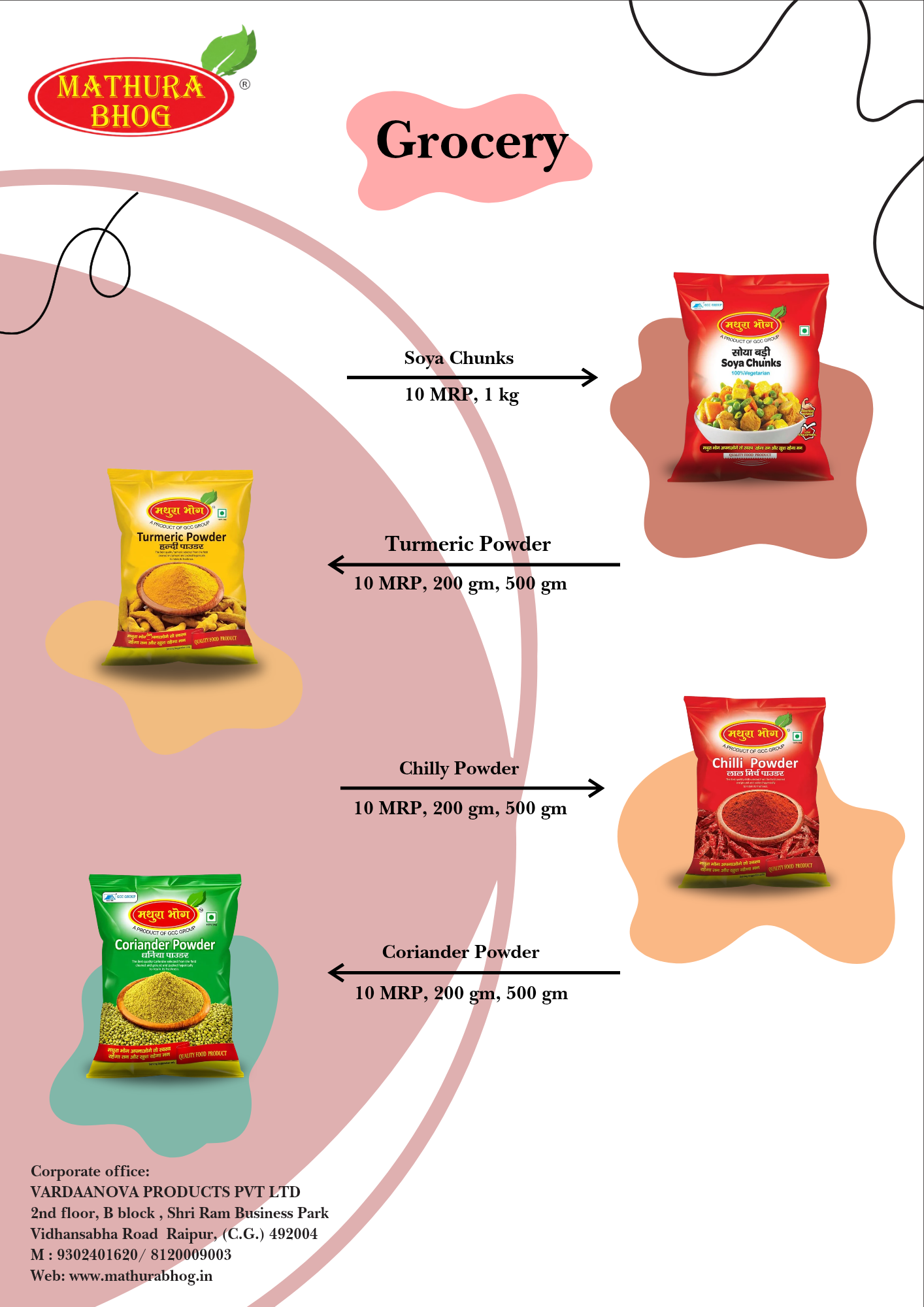 Mathura Bhog brochure page 2